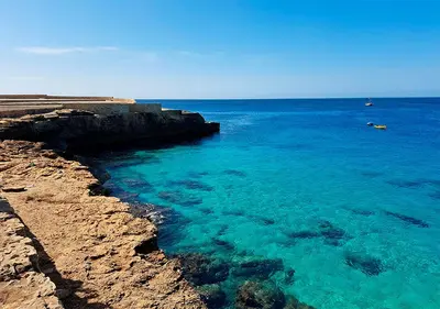 a view of the ocean from a cliff at Appartamento BICA. Stella Maris Exclusive in Calheta Do Maio