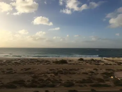 a view of the ocean from a beach at Pandora Ocean View am Praia Cabral in Sal Rei