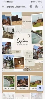 a collage of photos of sights and buildings at Get house kira in Cidade Velha