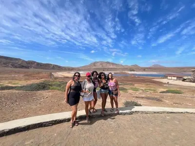 a group of women posing for a picture in the desert at NEW Luxury Condo - In the heart of Santa Maria in Santa Maria