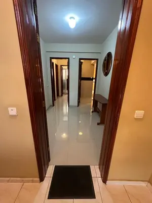 a hallway of a house with a hallway at Casa Lima in Mindelo