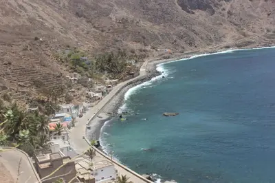 an aerial view of a beach next to the ocean at Hotel POUSADA Brava in Vila Nova Sintra