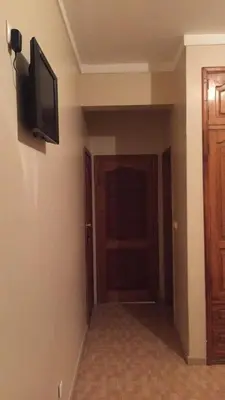 a room with a flat screen tv on a wall at Comfortable private room in Assomada in Assomada