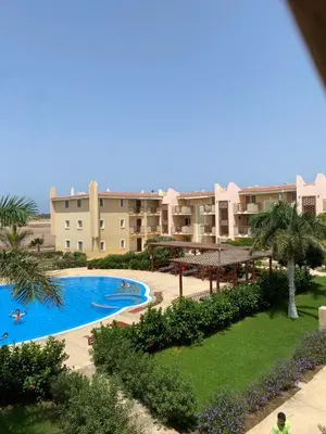 an aerial view of a resort with a swimming pool at Tropical Anzso in Santa Maria