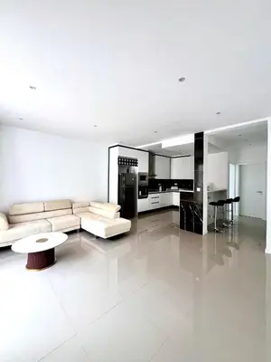 a living room with a couch and a table at Casa BB&Djassi - Apartment T2 in Ponta do Sol