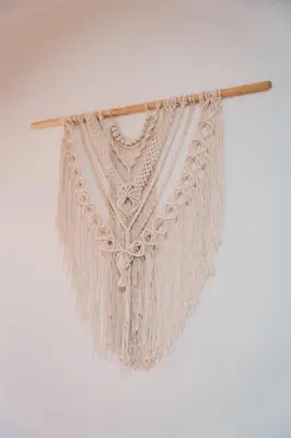 a white lace curtain hanging on a rail at Maluhia Home - Maio in Calheta Do Maio