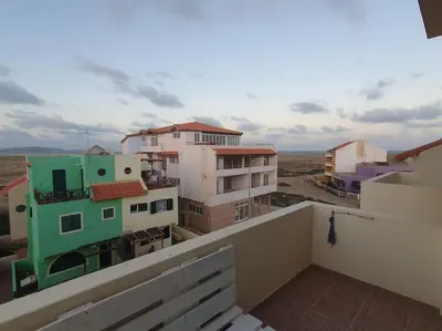 a view from the balcony of a building at Holiday Properties Tres Caravelas in Santa Maria