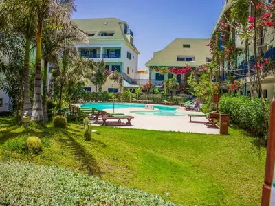 an image of a swimming pool at a resort at Leme Bedje - By Bobbywashere in Santa Maria