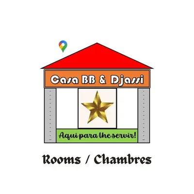a label for a house with a star at Casa BB&Djassi - ROOMS in Ponta do Sol