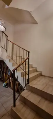 a set of stairs in a room with a stair case at Casa Visto Mar in Sal Rei